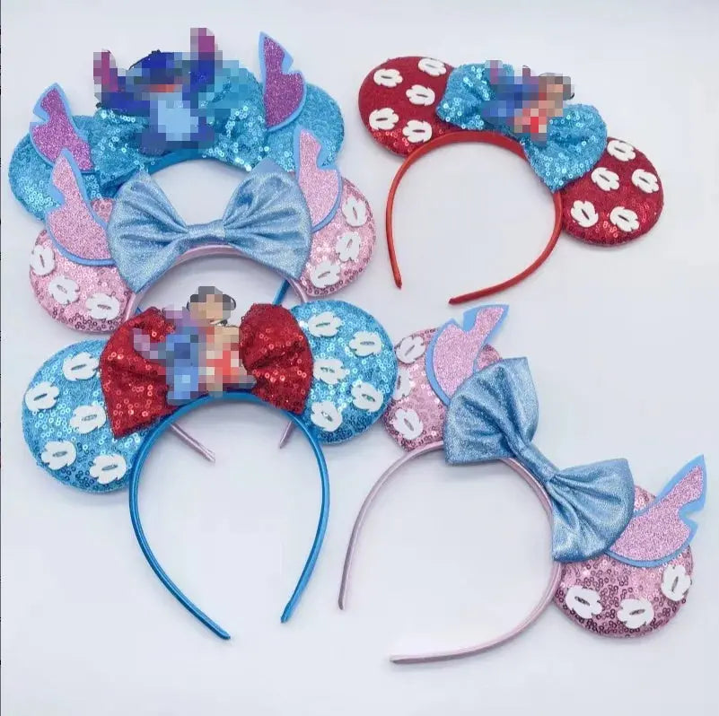 Sparkling Mouse Bow Headband for Kids - BowBabys