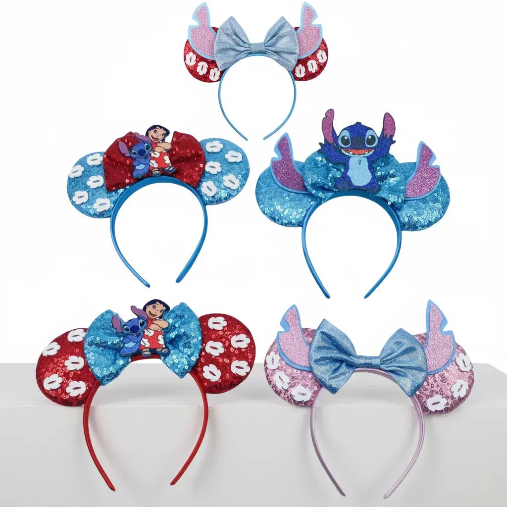 Sparkling Mouse Bow Headband for Kids - BowBabys