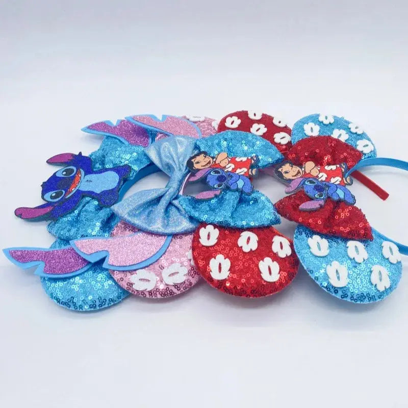 Sparkling Mouse Bow Headband for Kids - BowBabys