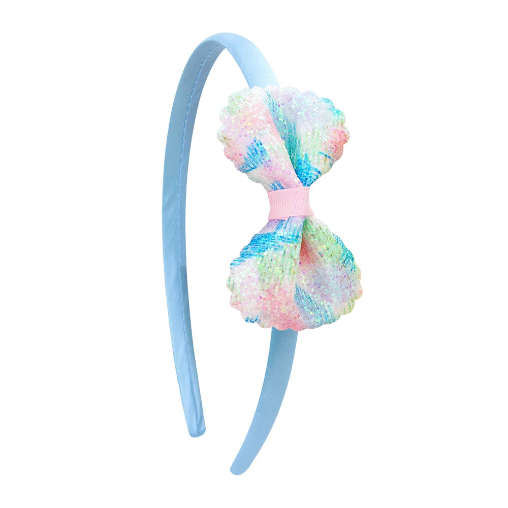 Glitter Shiny Bow Headbands for Baby Girls & Toddlers - BowBabys