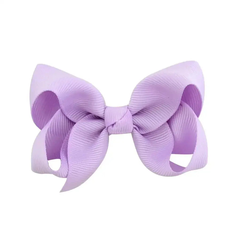 Solid Color Hair Bow Clip for Baby Girls - BowBabys