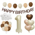 Birthday balloon set with &