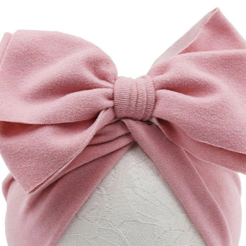 Baby Girl Bow Turban Beanie Hat - BowBabys