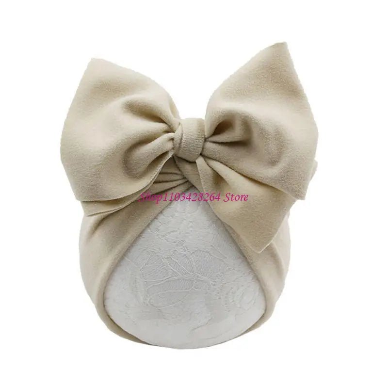 Baby Girl Bow Turban Beanie Hat - BowBabys