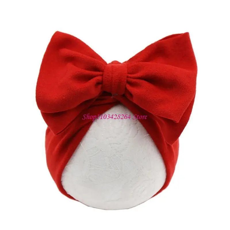 Baby Girl Bow Turban Beanie Hat - BowBabys