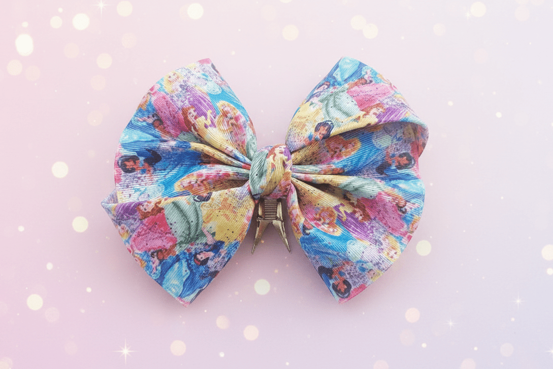 Disney Princess Hair Bow Hero Image with Background