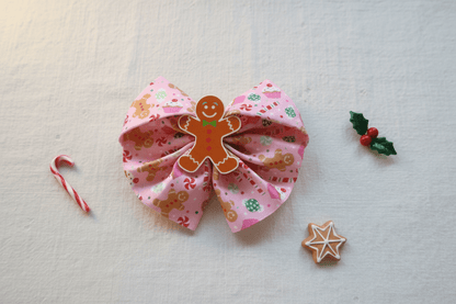 Gingerbread Candy Hair Bow Lifestyle 2