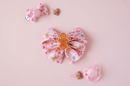 Gingerbread Candy Hair Bow Hero 1