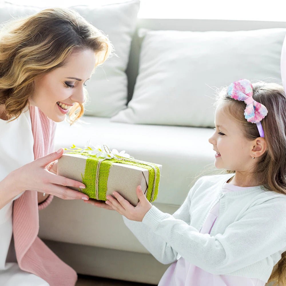 Glitter Shiny Bow Headbands for Baby Girls & Toddlers - BowBabys