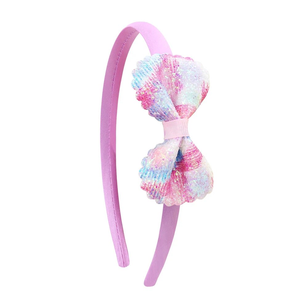 Glitter Shiny Bow Headbands for Baby Girls & Toddlers - BowBabys