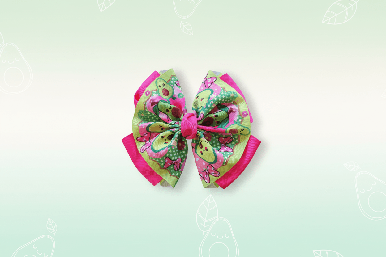 Kawaii Avocado Bow Hero 1