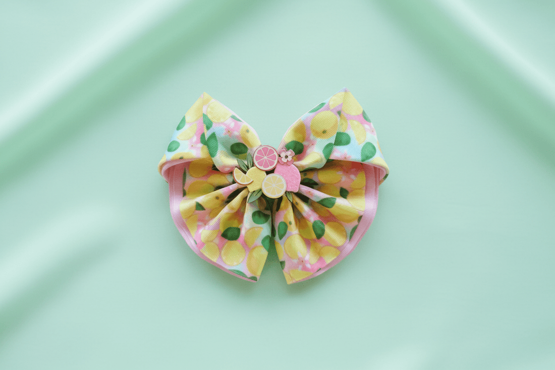Lemon Citrus Hair Bow Hero Banner 2