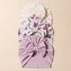 Floral headband with decorative elements on a light background