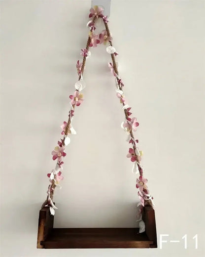Newborn Photo Prop Wooden Swing Board Studio - BowBabys