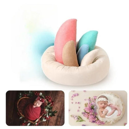Newborn Photo Props 6pc Posing Pillow Basket Set--BowBabys