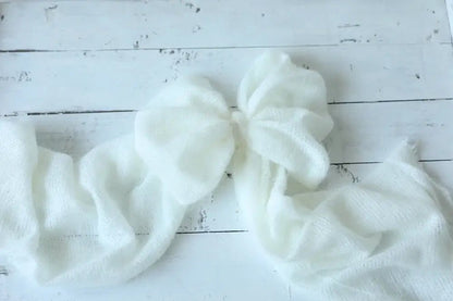 Newborn Photo Props – Butterfly Belt &amp; Lace Bow Set - newborn photo props - BowBabys