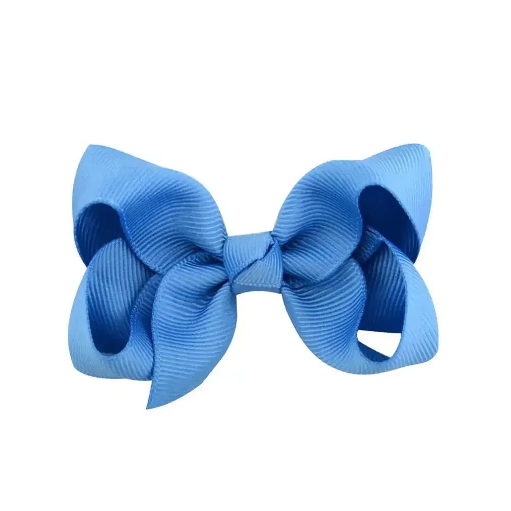 Solid Color Hair Bow Clip for Baby Girls - BowBabys