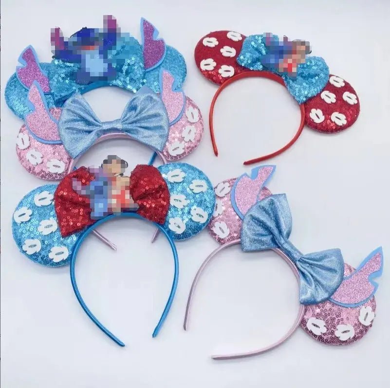 Sparkling Mouse Bow Headband for Kids - BowBabys