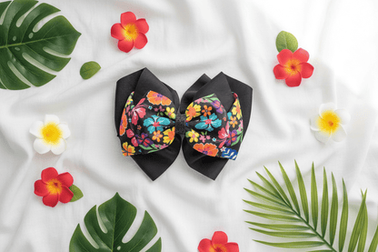 Tropical Hibiscus Hair Bow Hero Image